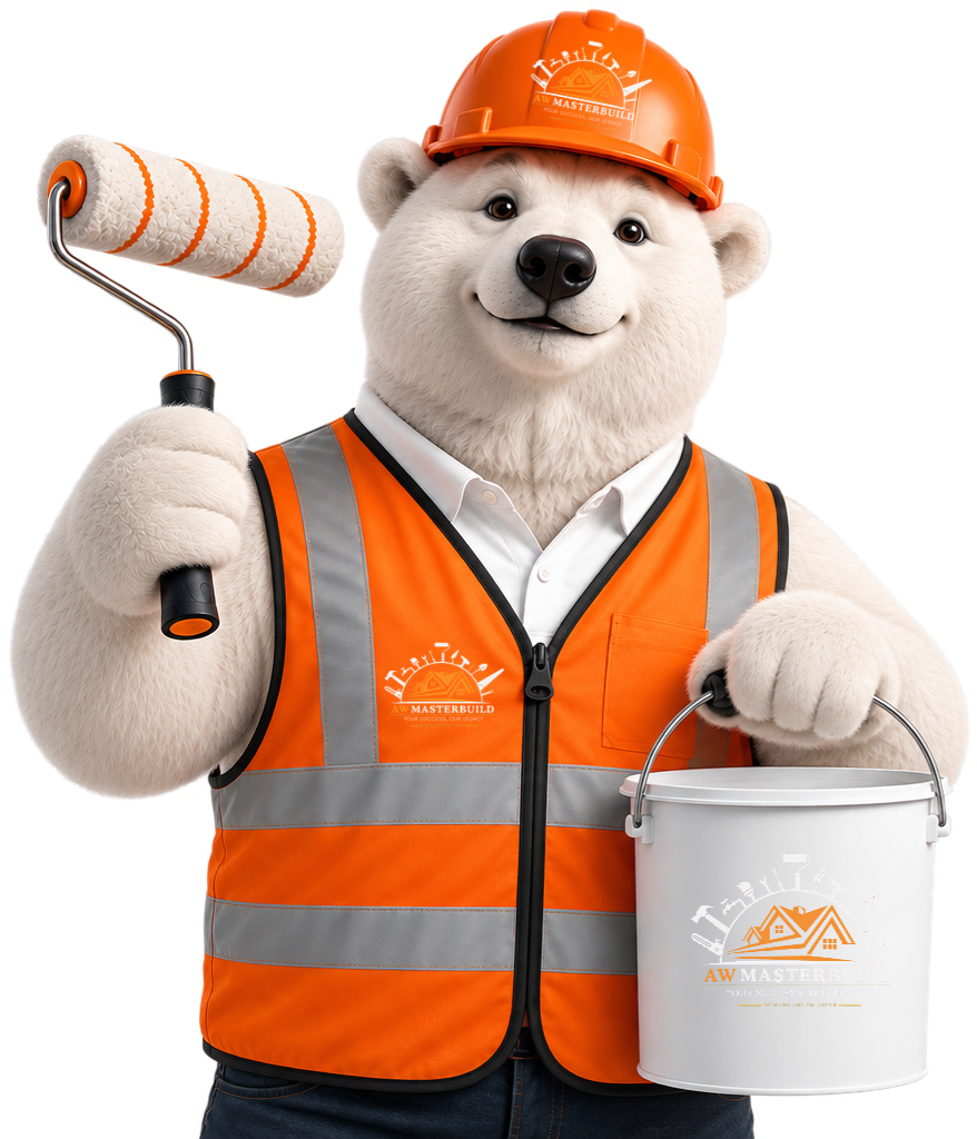 AW MasterBuild painting and decorating mascot